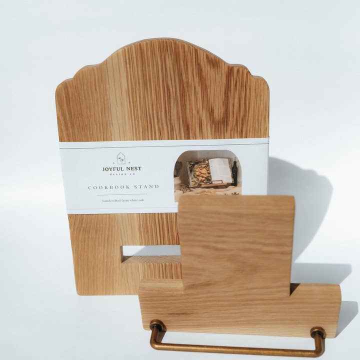 Joyful Nest Design Co. - Wholesale Decorative Tabletop Object - Wooden Cookbook Stand6
