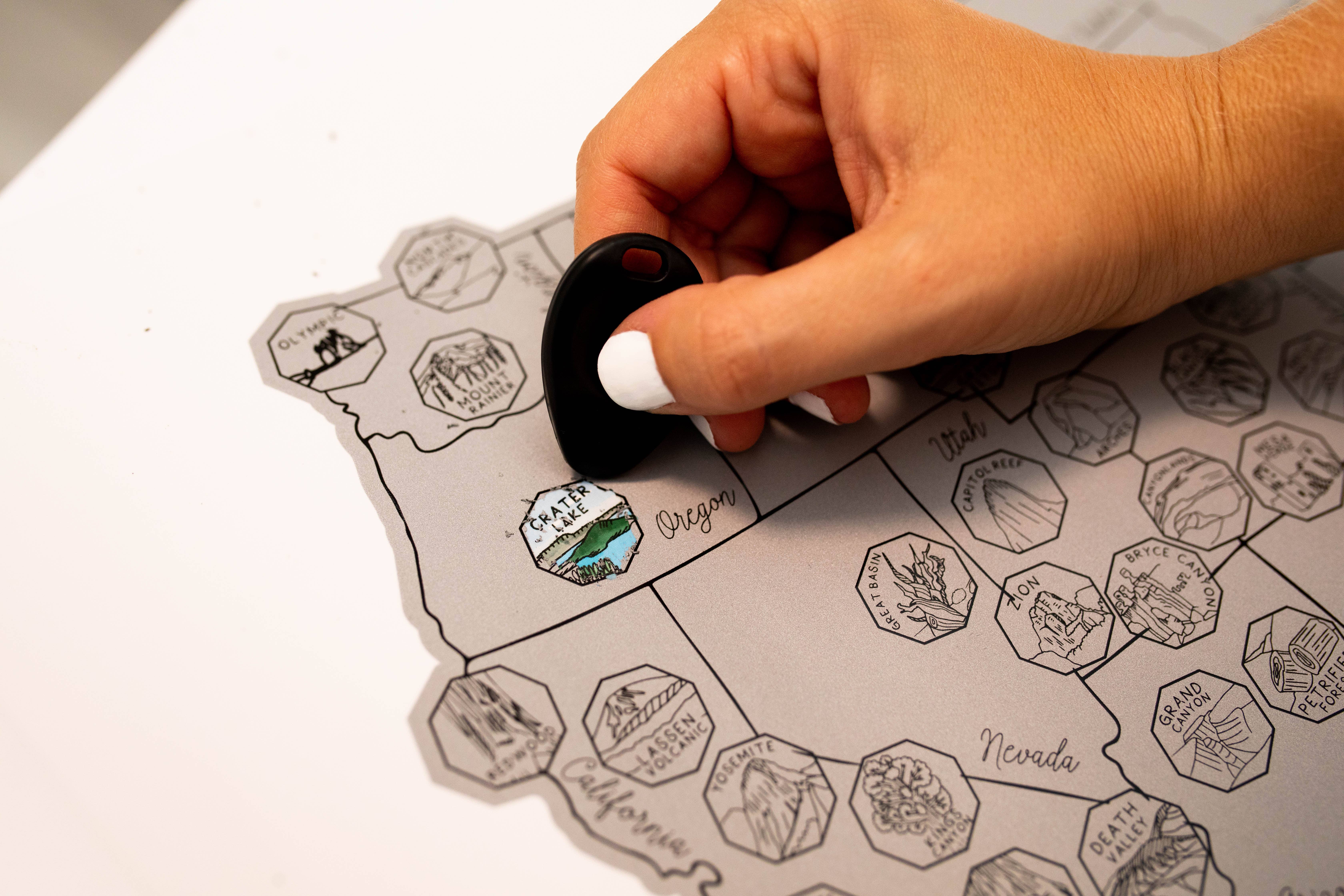 Suade - Wholesale Map - 63 Park US National Parks Scratch Your Travels Map3