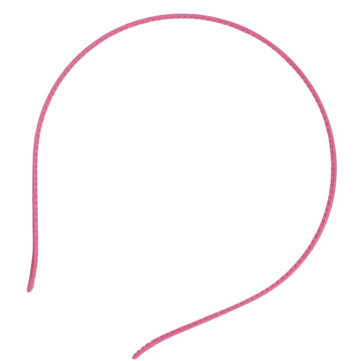 Topkids Accessories – wholesale Fashion headband – women's – 2pc Thin Satin Covered Metal Headbands Hair Bands Alice Bands Ribbon Wrapped Hairbands Head Bands Adult Women Girls Black White Pink Fuchsia10