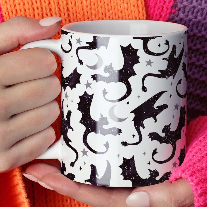 Shadow Dragon Mug for wholesale by MagicMerchEmporium