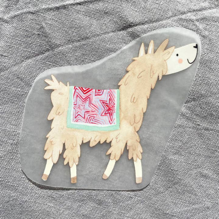 Iron-on llama, patch, gift for children for wholesale by Hannahs Firlefanz