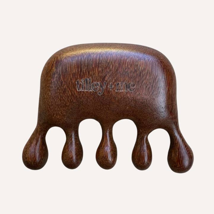 Sandalwood Massage Tool for Pets & Humans for wholesale by Tilley + Me