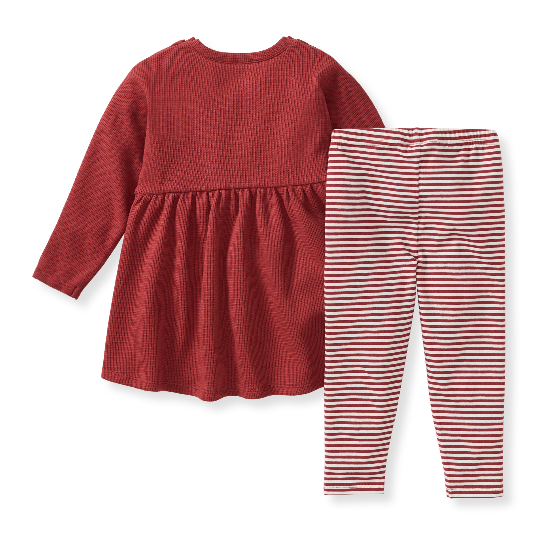 Burt's Bees Baby - Wholesale Top & Pant Set - Kids - Thermal Organic Girl Tunic & Pants Set2