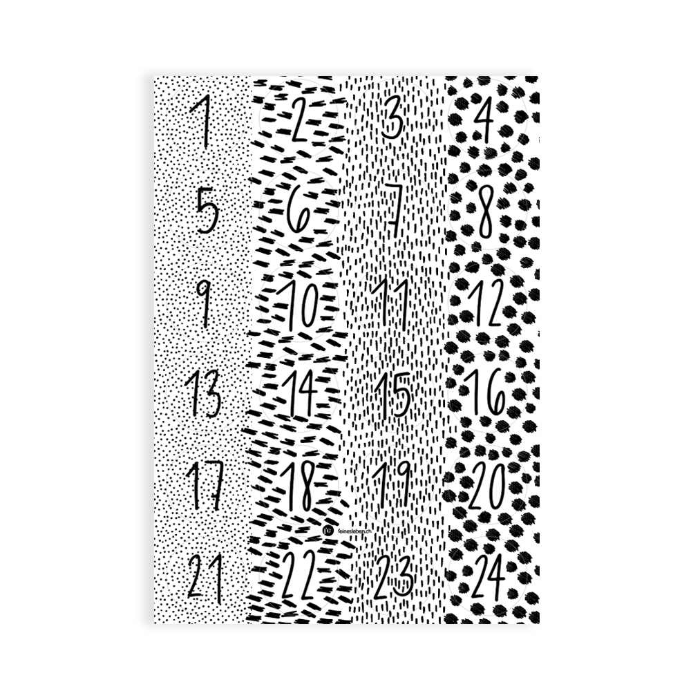 feines - Wholesale Advent Calendar - Giuseppe | sticker sheet0