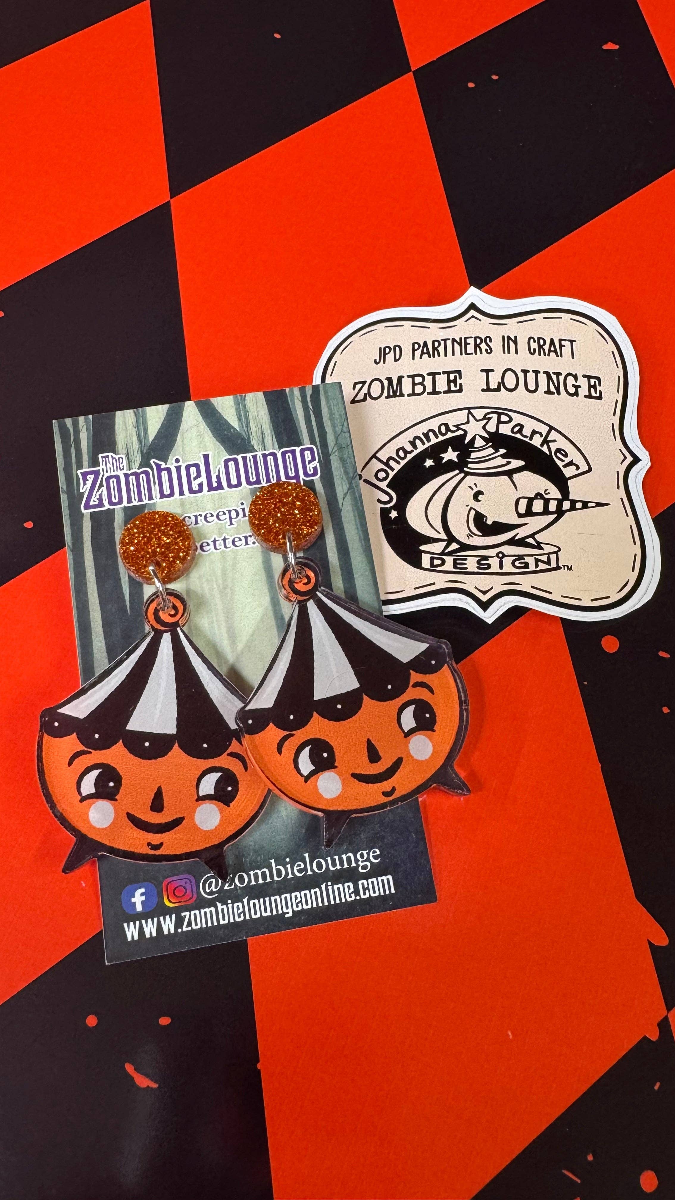 Zombie Lounge Bootique - Wholesale Dangle Earrings - Johanna Parker Design Halloween Carnival Earrings3