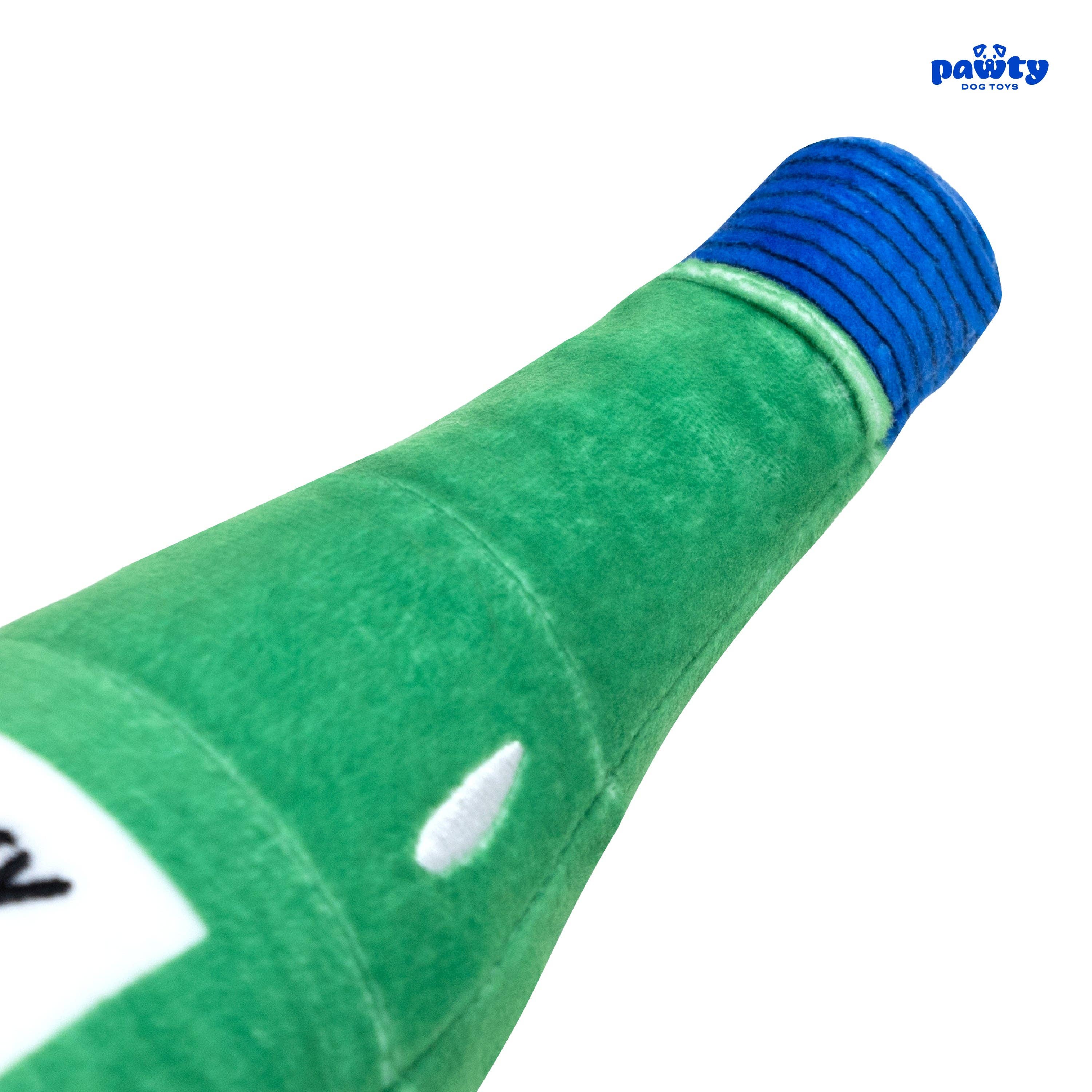 PAWTY Dog Toys - Wholesale Pet Plush Toy - Dog - Korean Soju Bottle Parody Plush Dog Toy3