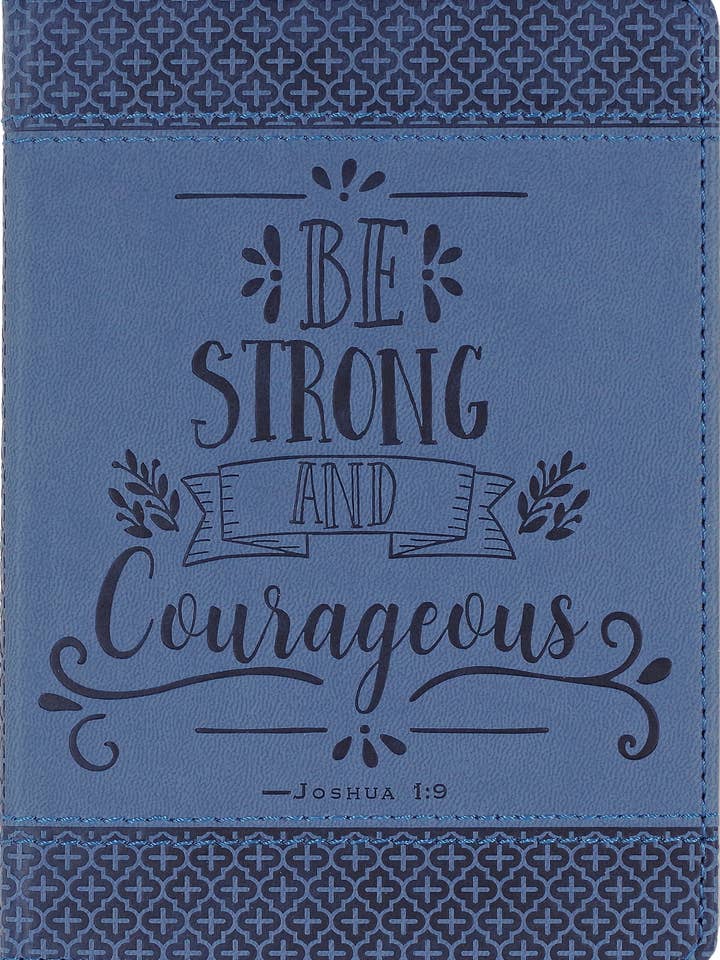 Be Strong and Courageous Artisan Journal for wholesale by Peter Pauper Press