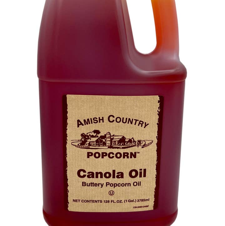 Amish Country Popcorn - Wholesale Cooking Oil - Gallon Jug of Buttery Canola Oil1