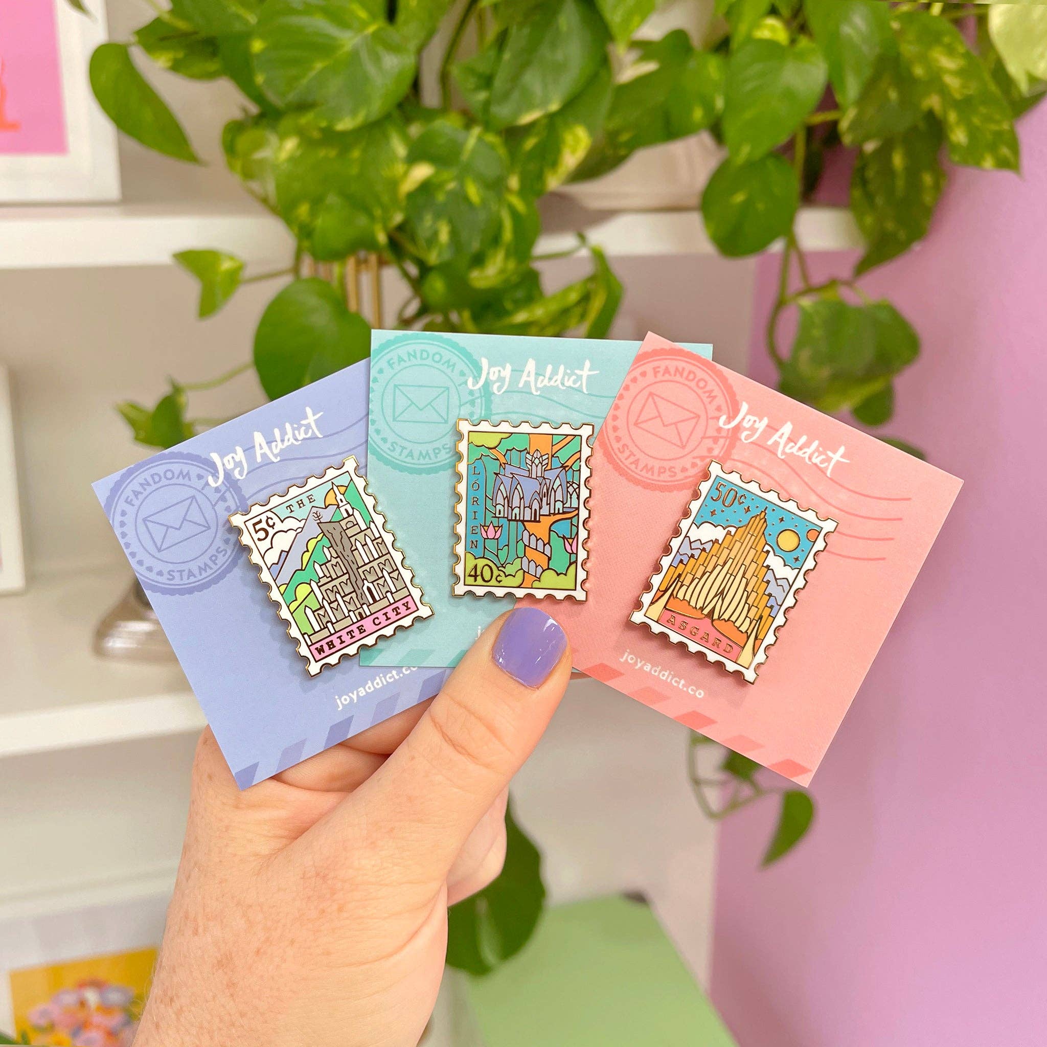 Joy Addict - Wholesale Lapel Pin/Button - Asgard Enamel Pin3