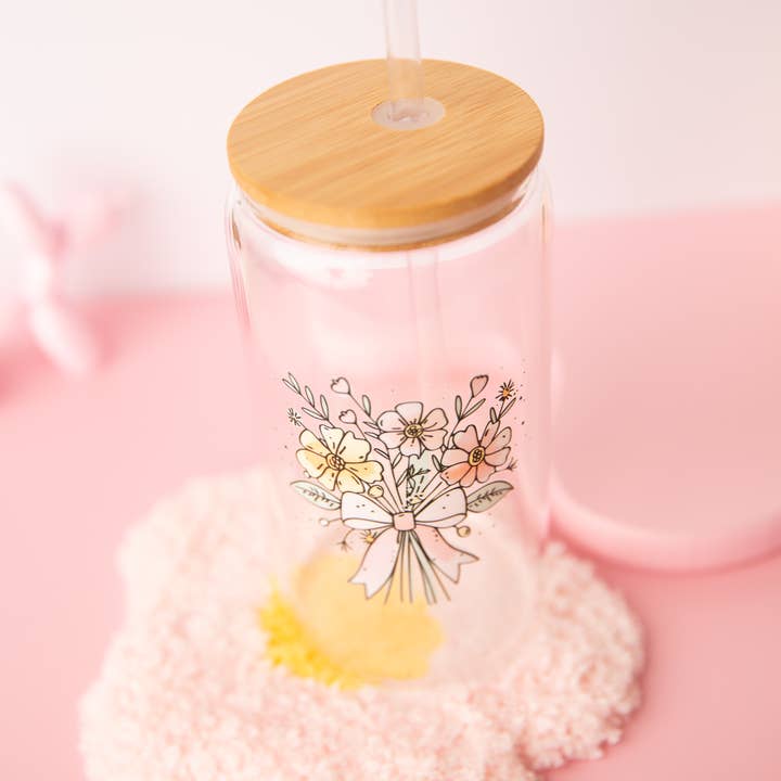 Bloemenbundel Glas voor wholesale door Darling Doe Designs