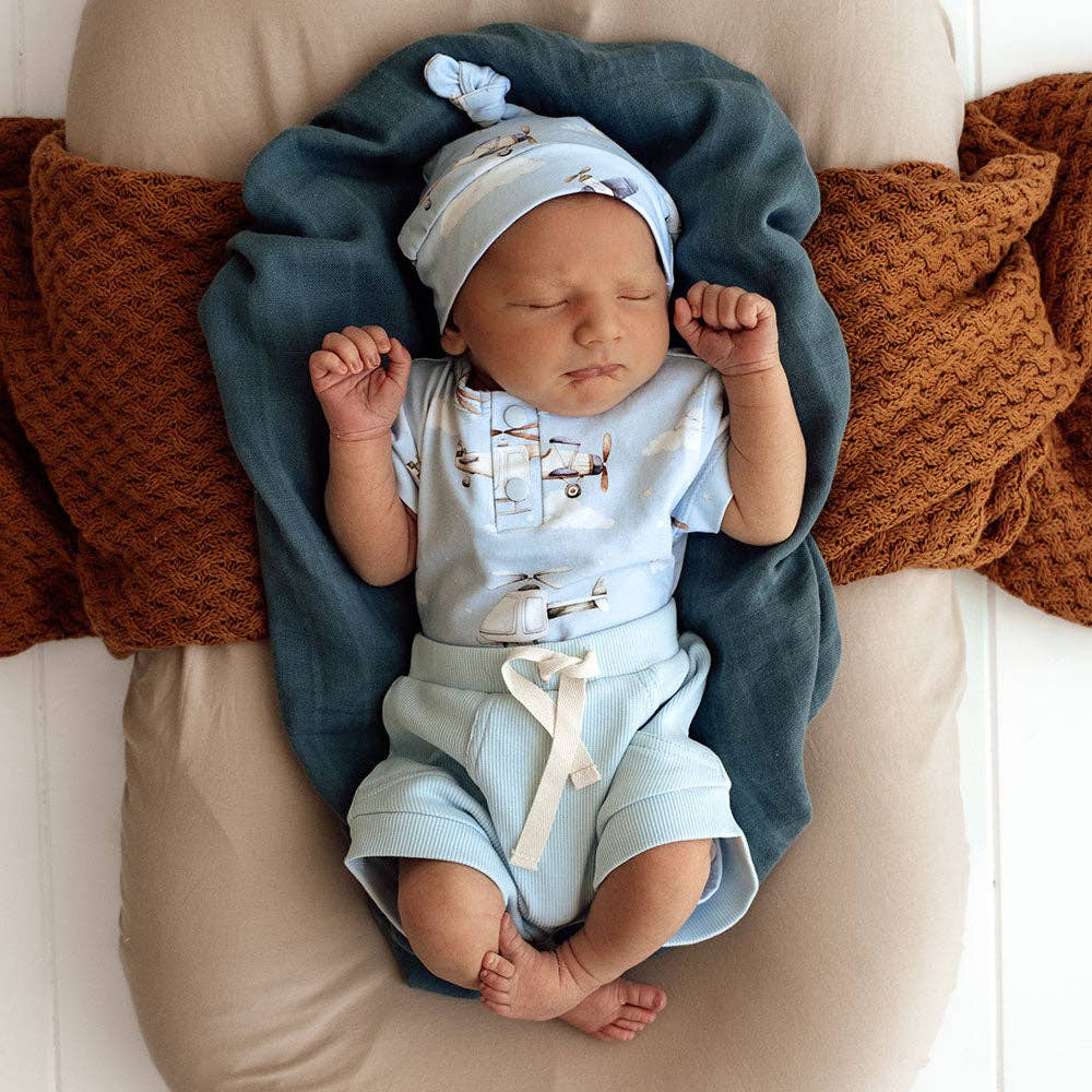 Snuggle Hunny - Wholesale Bodysuit (Non-Footed) - Baby - Taking Flight Short Sleeve Organic Bodysuit8