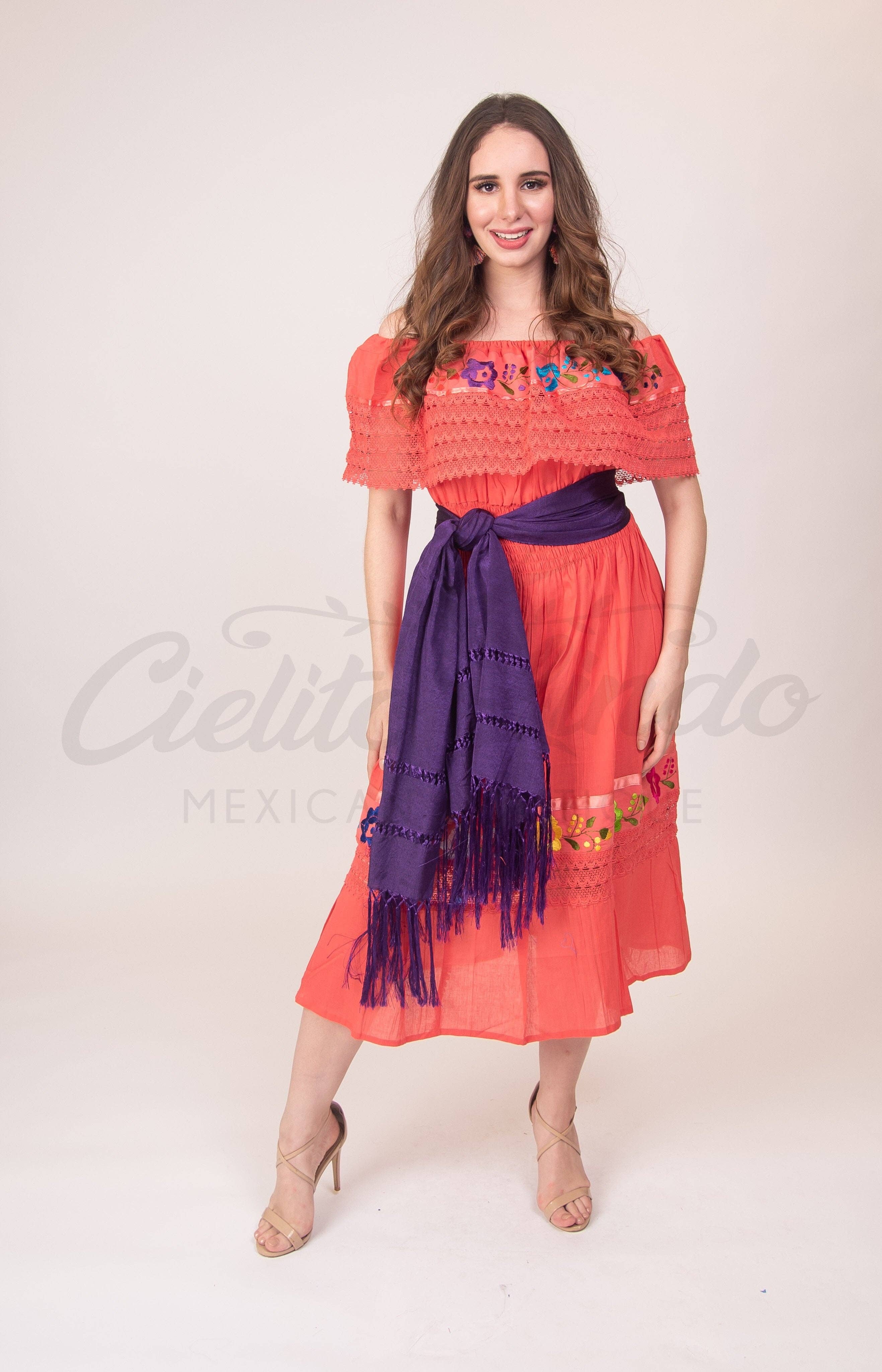 Cielito Lindo – wholesale Scarf – Women's – Silky Shawl Rebozo18