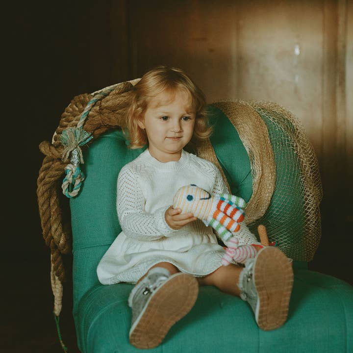 Pebble - Wholesale Stuffed/Plush Toy - Kids & Baby - Octopus Baby Rattle in Rainbow Colors – Sensory Toy 4