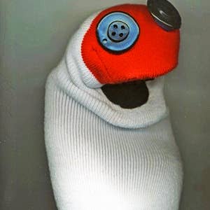 Sock Puppet City - Vendita all'ingrosso Stampa artistica - Sock Puppet Ritratto di Sam il calzino4