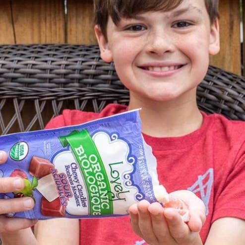 Lovely Candy Company - Wholesale Gummy - Organic Sour Chewy Candies - Gluten Free Candy, No Dyes