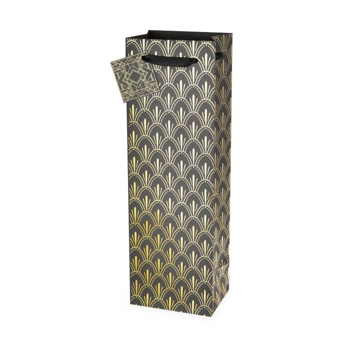 Art Deco Wine Bag Single Bottle for wholesale by Cakewalk