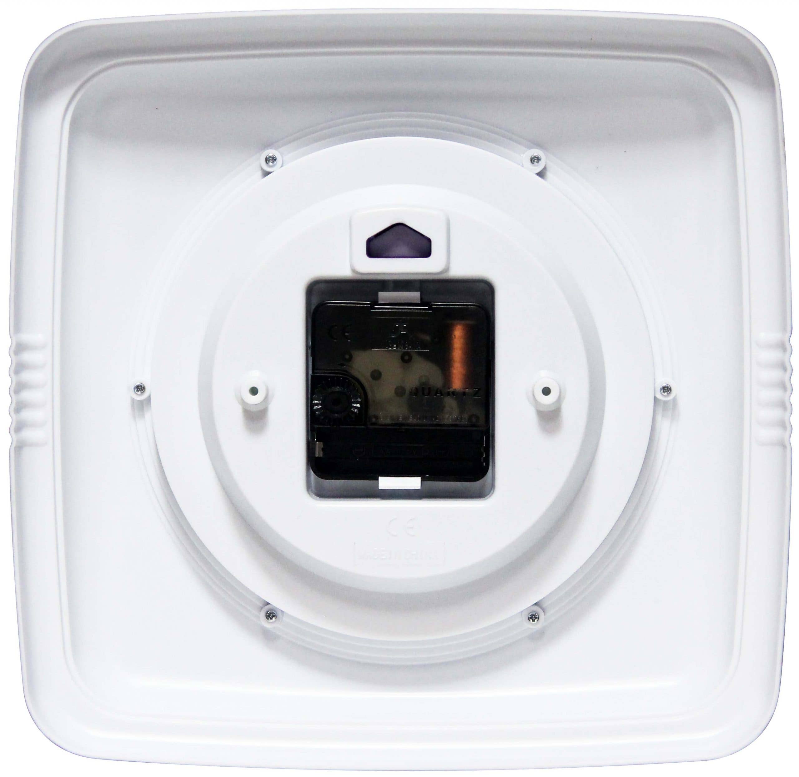 Infinity Instruments - Wholesale Wall Clock - Retro Square Green Indoor Wall Clock 9.25 Inch1