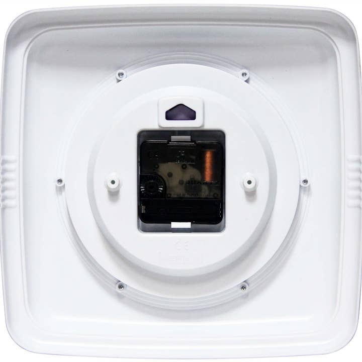 Infinity Instruments - Wholesale Wall Clock - Retro Square Green Indoor Wall Clock 9.25 Inch1