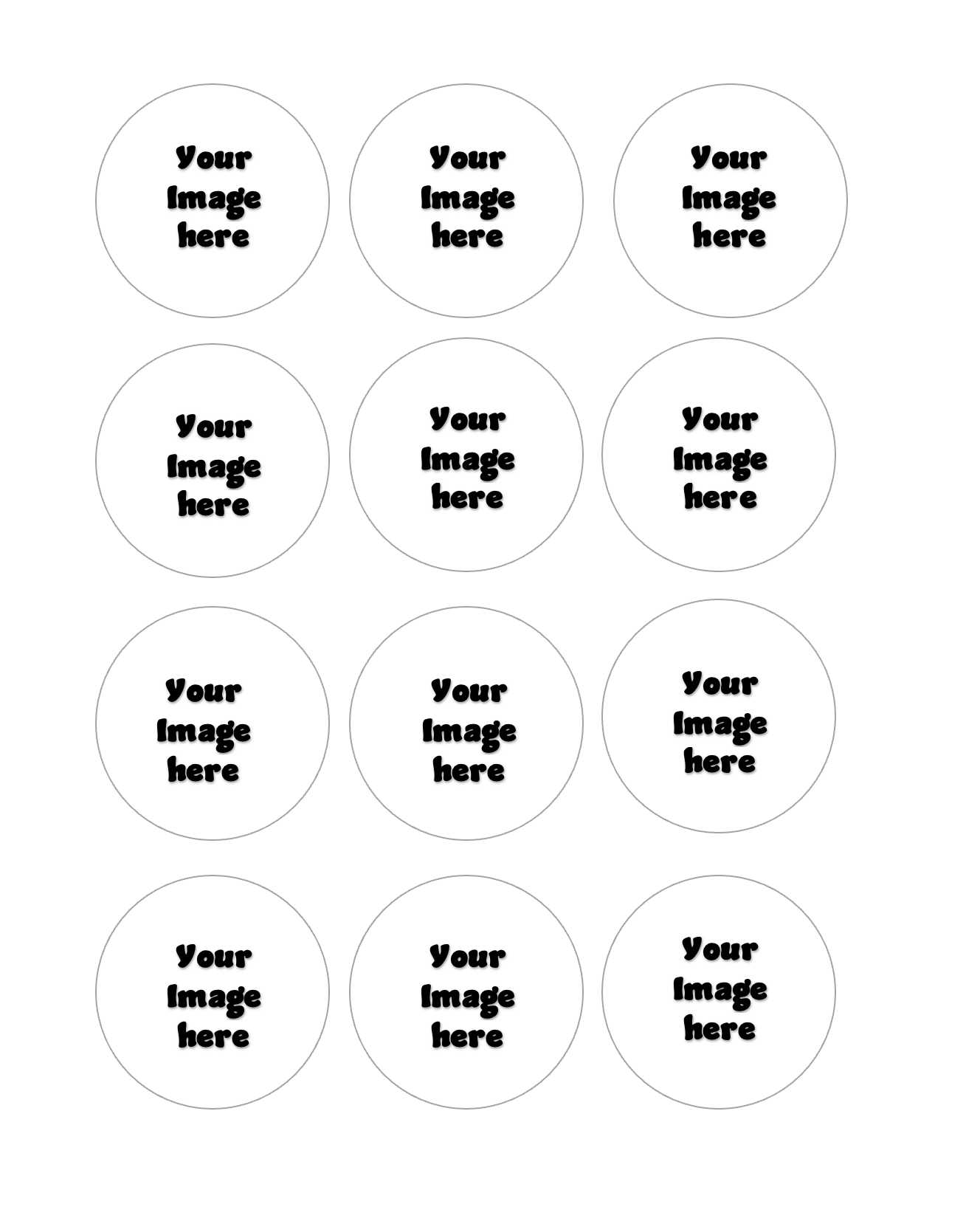 Edible Images Michigan - Wholesale Cake/cupcake topper - 50 ct. CHOOSE SIZE edible images for desserts, YOUR IMAGE1