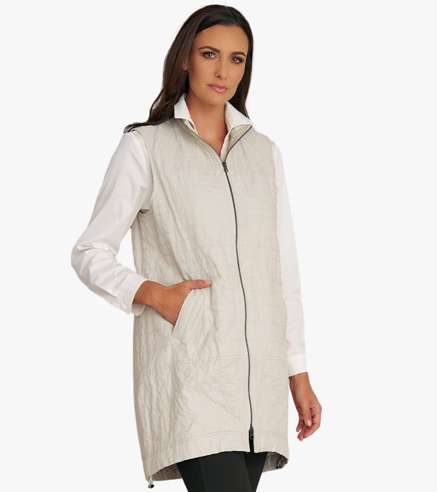 Stella Carakasi - Wholesale Outerwear Vest - Women's - Women's Zip-Front On The Go Vest4