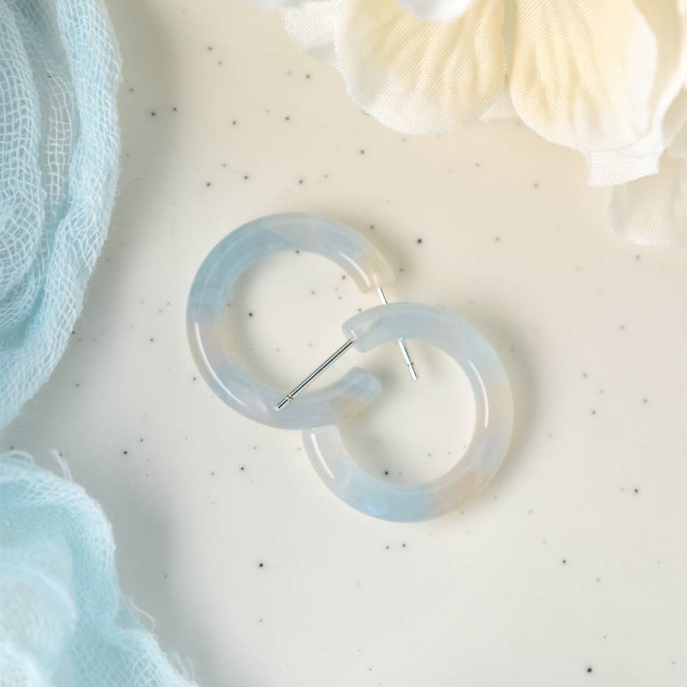 Fenna&Fei - Wholesale Hoop Earrings - Ultra Mini Hoop Collection | Small Italian Acetate Hoops 25