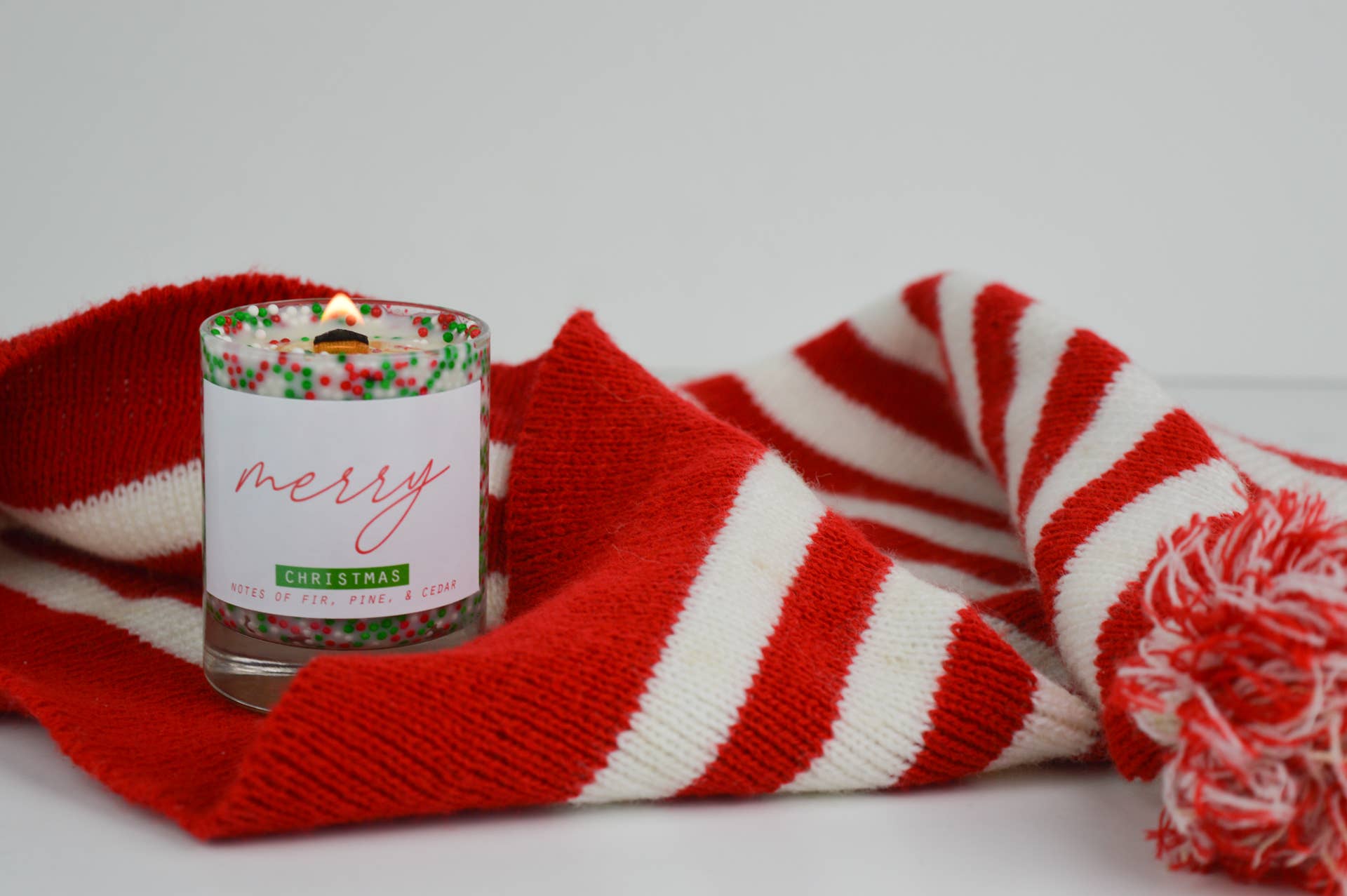 Continue Good – wholesale Jar/filled candle – Mini Merry Christmas Candle1