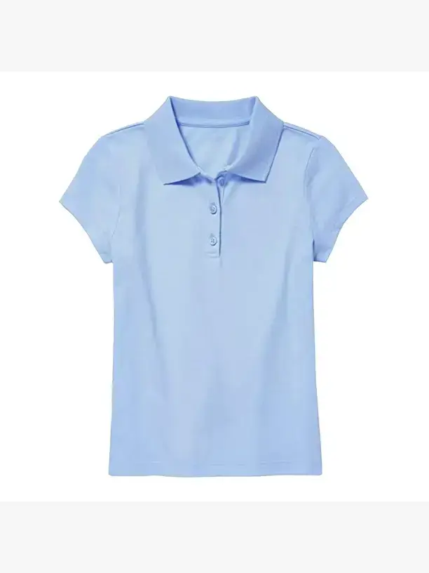 Galaxy By Harvic - Vente T-shirt – enfant - Polo à manches courtes en piqué extensible pour fille2