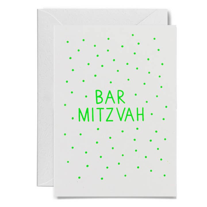 Me & Amber - Wholesale Congratulations card - BAR MITZVAH - various colours
