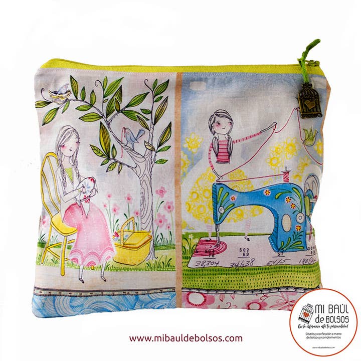 'Lady Cotton' toiletry bag for wholesale by Mi Baúl de Bolsos