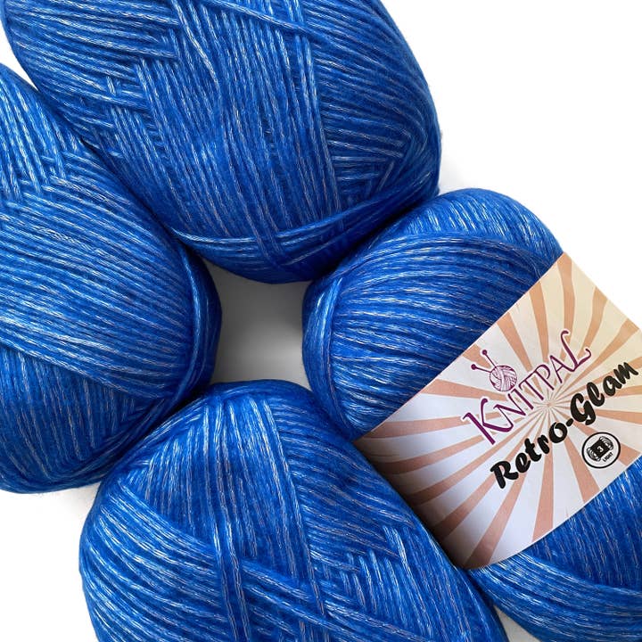 KnitPal - Wholesale Yarn - Retro-Glam Super-Soft Metallic Yarn