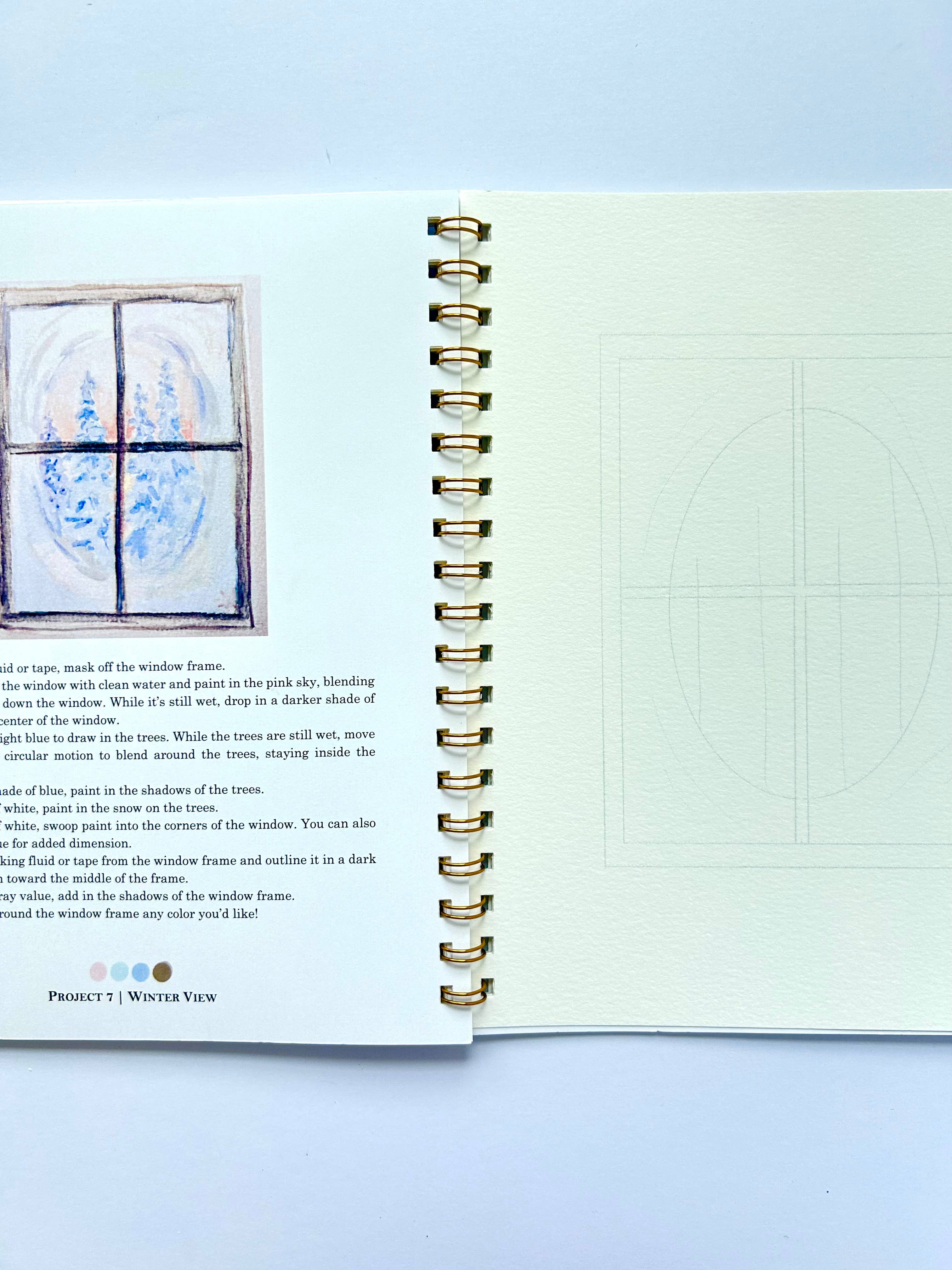 Paint & Pigment Studios - Venta al por mayor Cuadernos/blocs de dibujo - Cuaderno de Acuarela de Invierno4