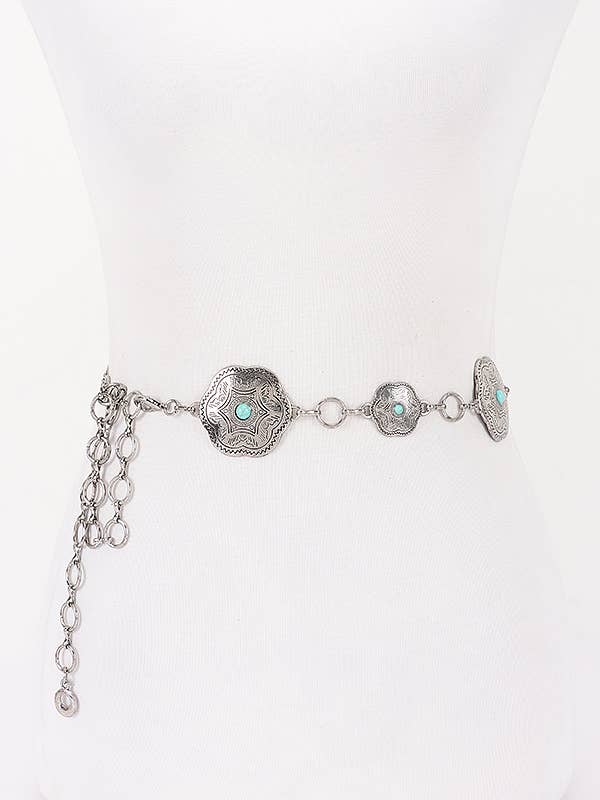 Vintage metallkedjebälte för wholesale av Shop Neighbors