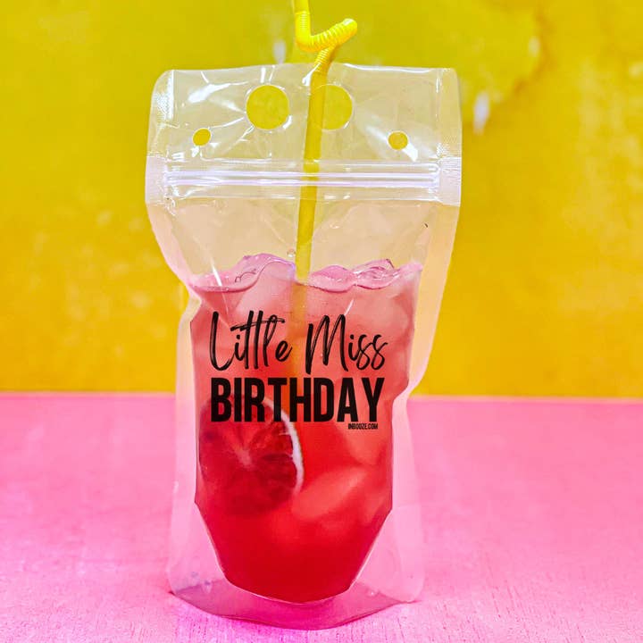 Birthday Edition: 8 PC Drink Pouches for Parties, Events for wholesale by InBooze