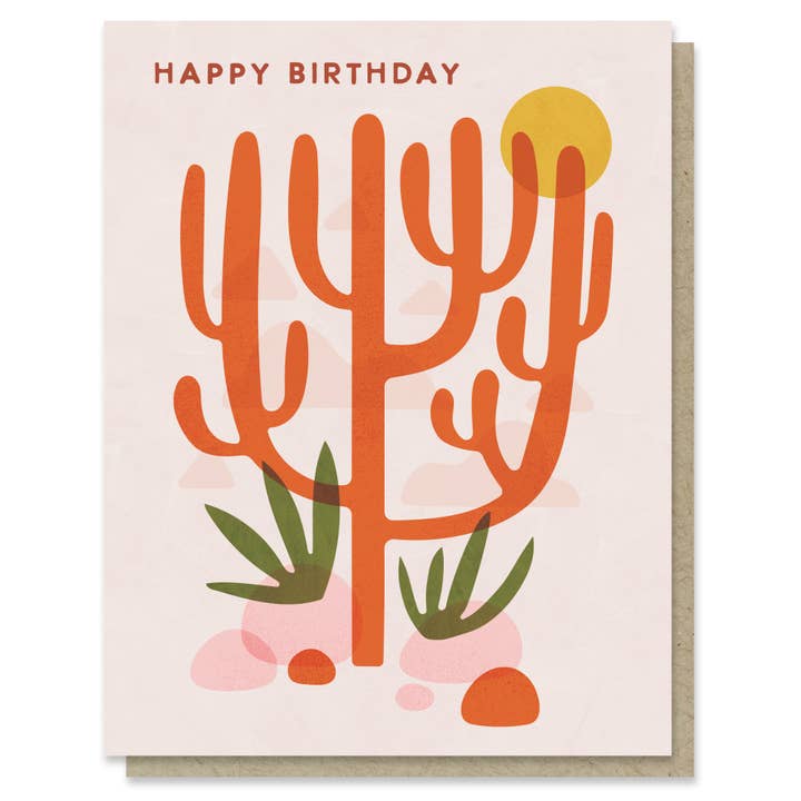 Paper Parasol Press - Wholesale Birthday Card - Cactus Grande Birthday Card