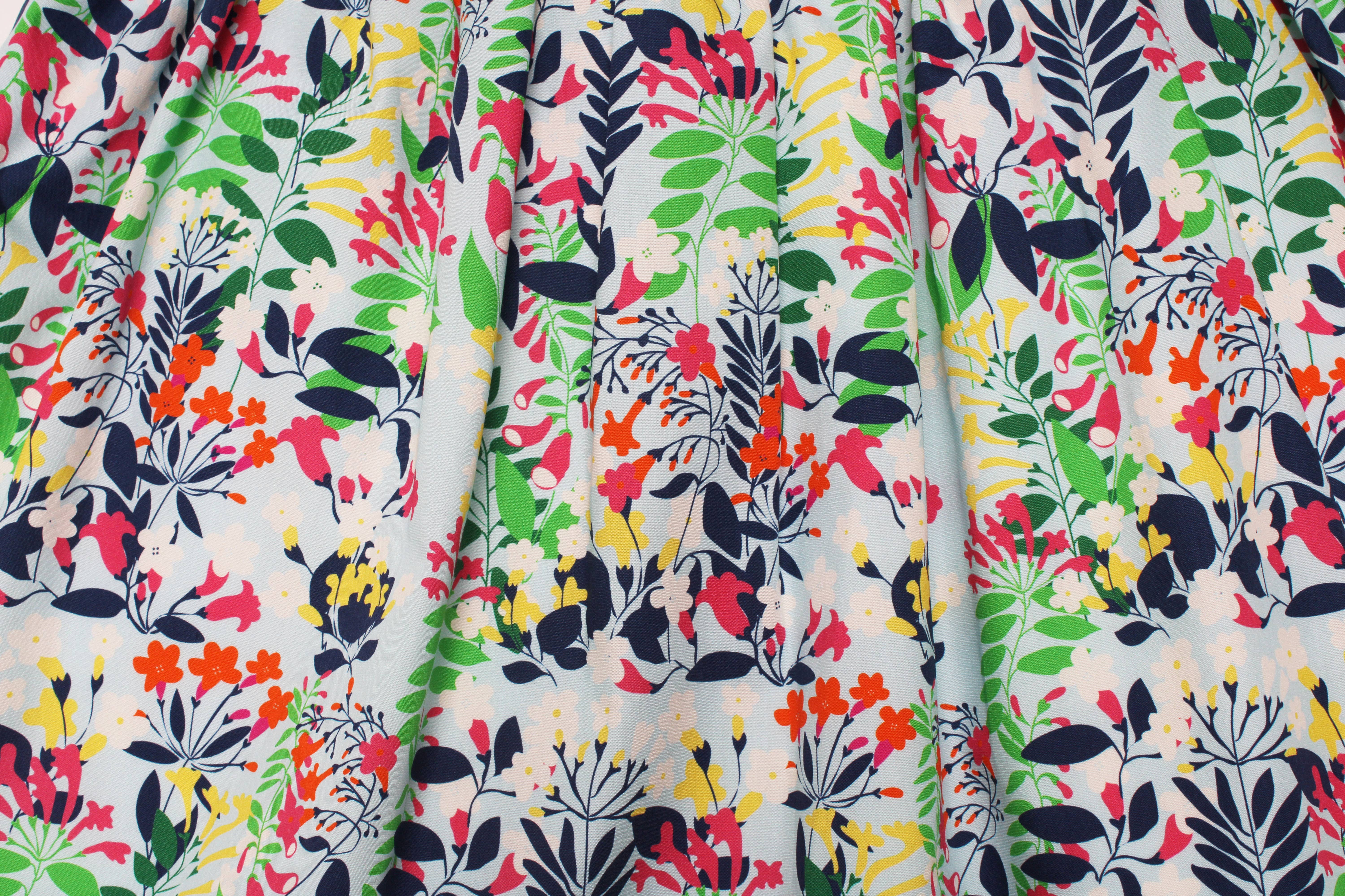 Minna - Wholesale Dress - Kids -  Ruffle Sleeve Classic Party Dress - Vibrant Florals 11