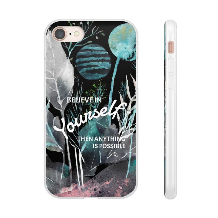 Believe in Yourself Flexi Phone Case for wholesale by Studio 653 Clothing Co