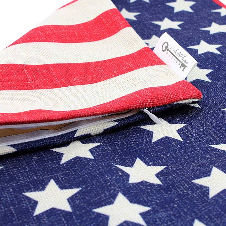 Kurated Korner - Wholesale Sierkussensloop - AuldHome Design kussenslopen met Amerikaanse vlag, set van 33
