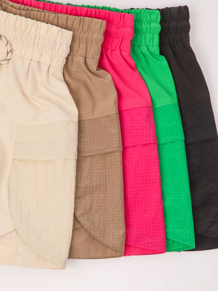 VERY J - Vendita all'ingrosso Pantaloncini sportivi - Donna - Pantaloncini cargo per abbigliamento sportivo con vita elastica NP7037620