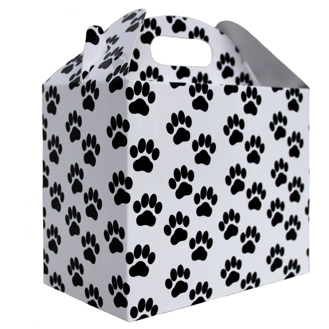 Candi Gifts – wholesale Gift box – 50 x Paw Print Gift Boxes, Dog/Pet Hampers - 17x10x14cm0