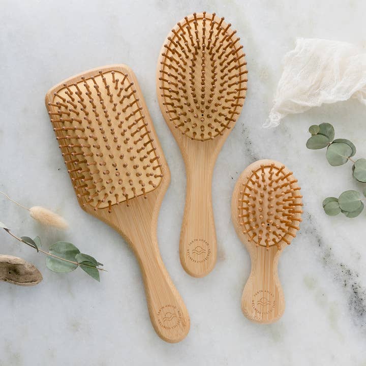 Earth Ahead - Wholesale Hair Brush/Comb - Small Bamboo Hairbrush – Unpackaged