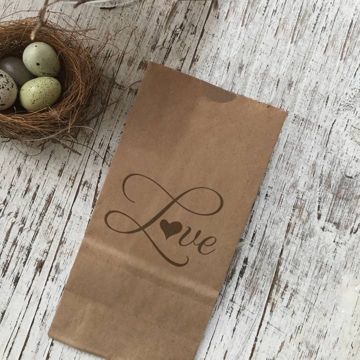 Love Snack Bag - Set of 5 for wholesale by Alice-Louise Press