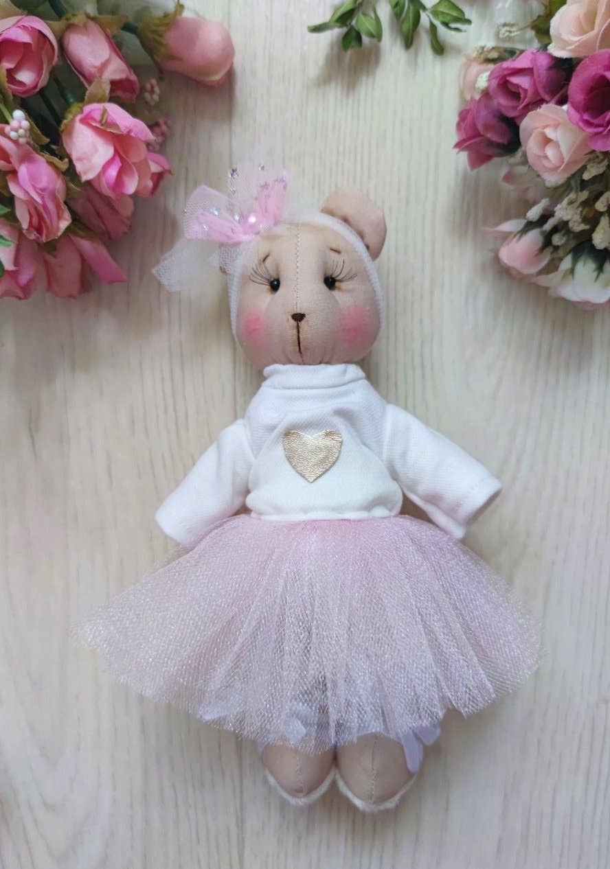ChernikovaNataliya – wholesale Stuffed/plush toy – Kids & baby – ballerina Bear, Handmade Bear, Teddy Bear, Soft Toy,6