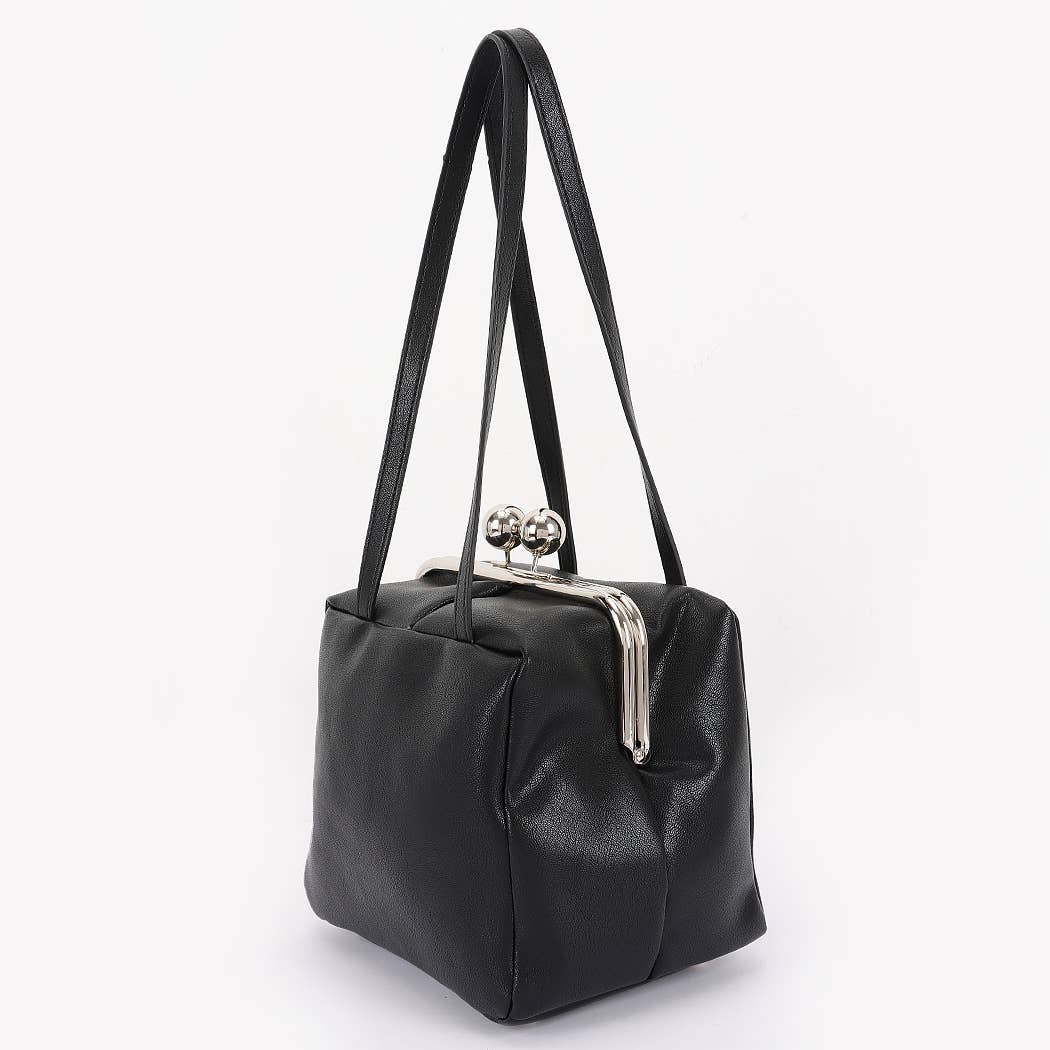 3AM BY H&D ACCESSORIES – Engroshandel Skuldertaske – til kvinder – Skuldertaske med ramme i kunstlæder1