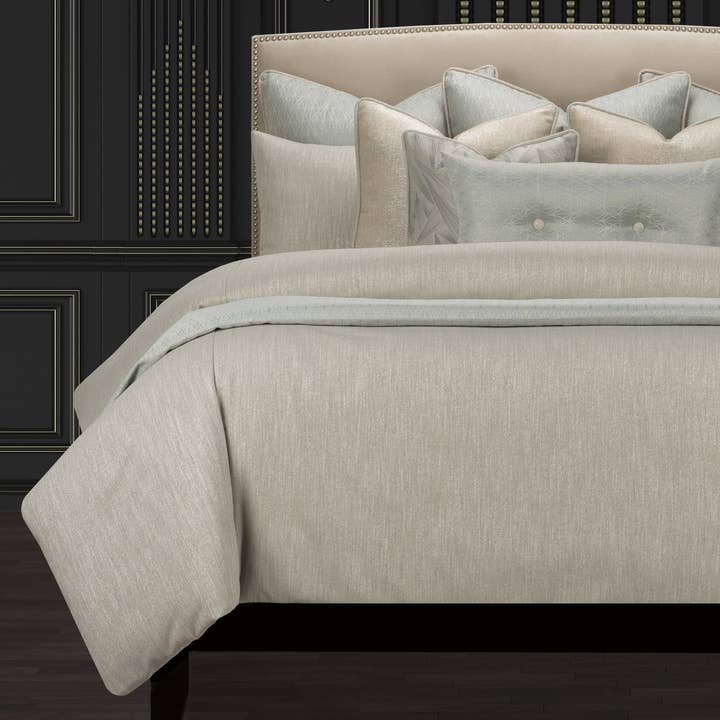 F Scott Fitzgerald Lumiere Luxuriöse Bettwäschegarnitur, Rauchgrau für den Großhandel von Siscovers