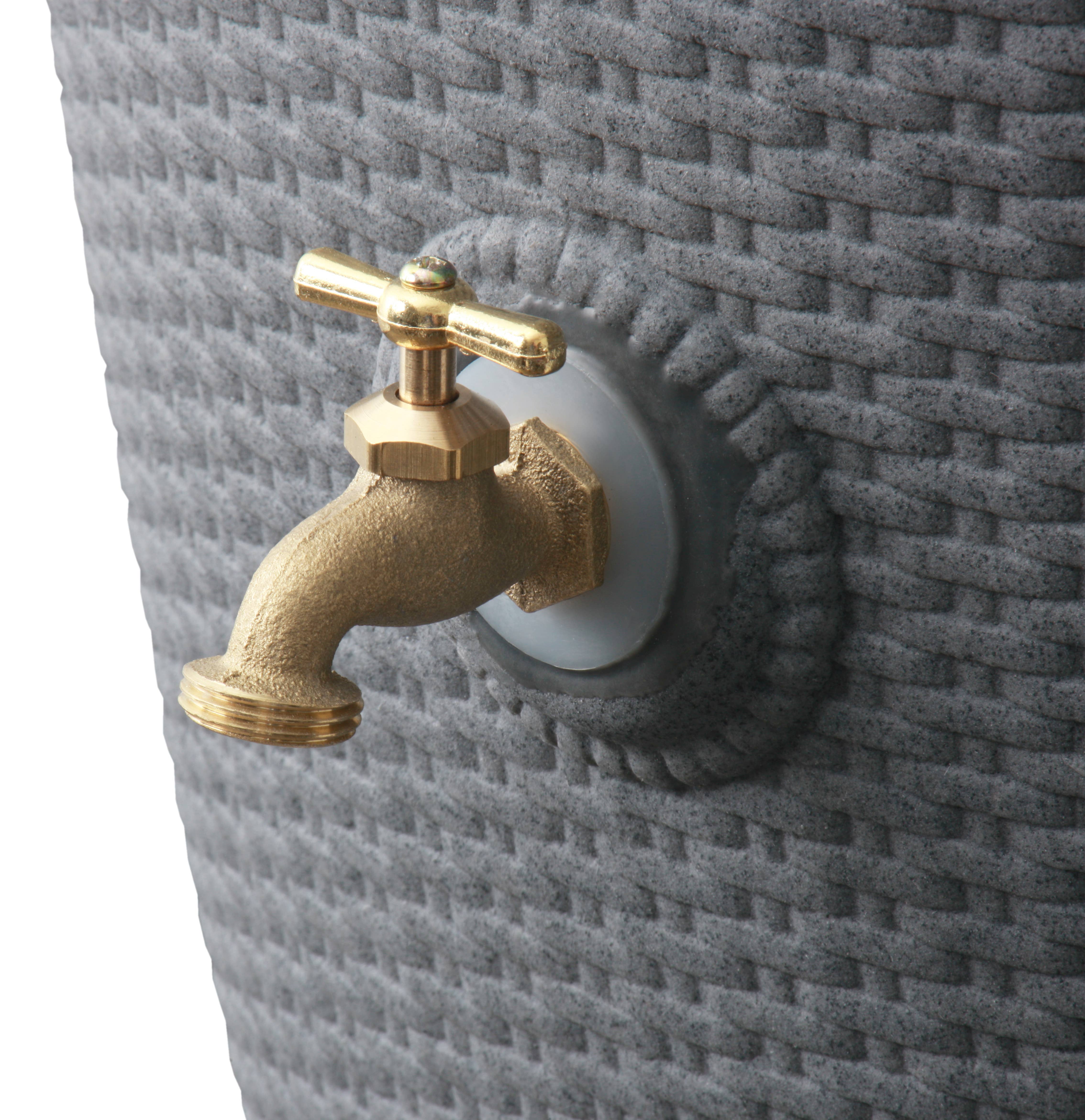 Algreen - Vente Outil de jardinage - Tonneau de pluie en osier 50G23