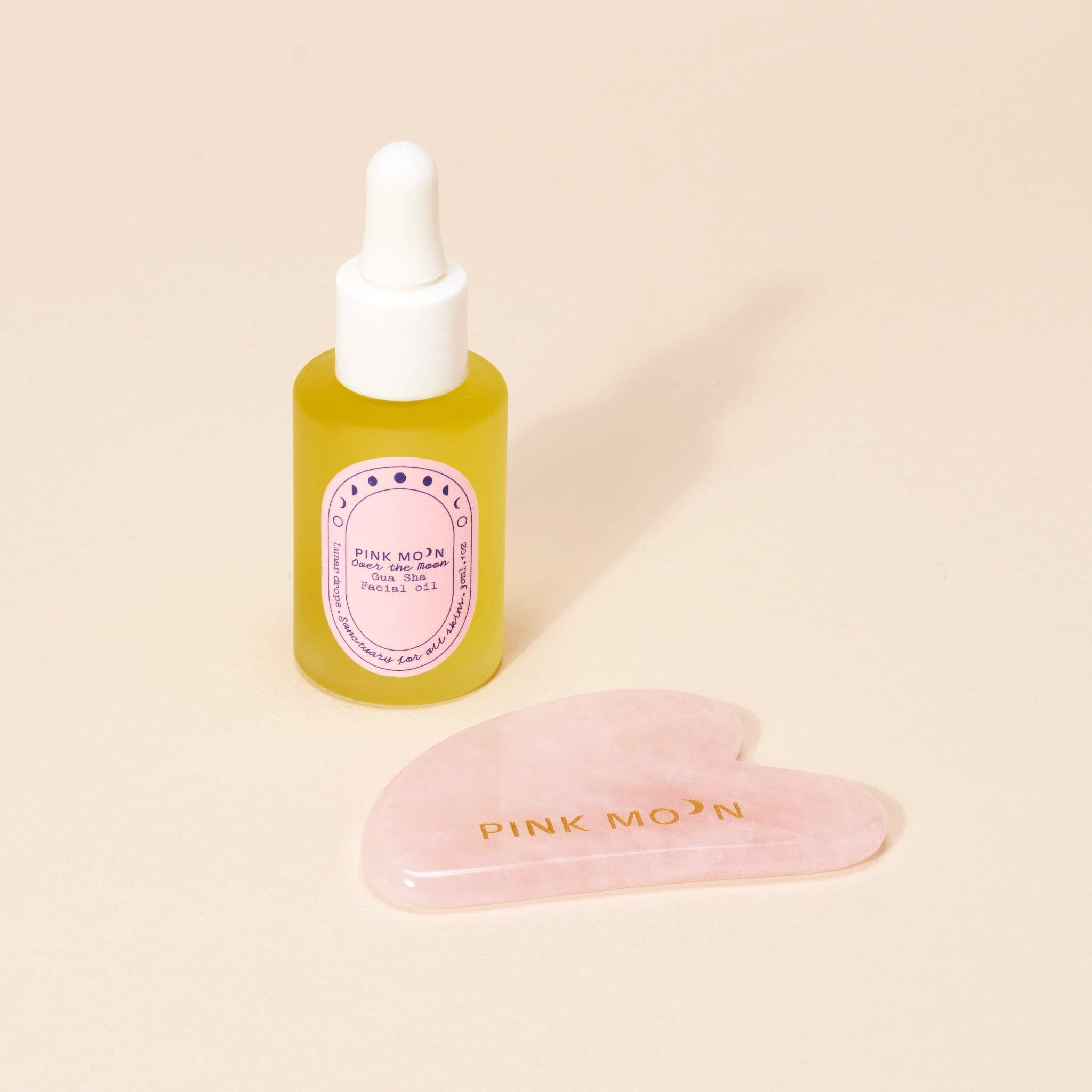 Pink Moon - Wholesale Gua Sha Tool - Over the Moon Gua Sha Duo - Bestseller Set3