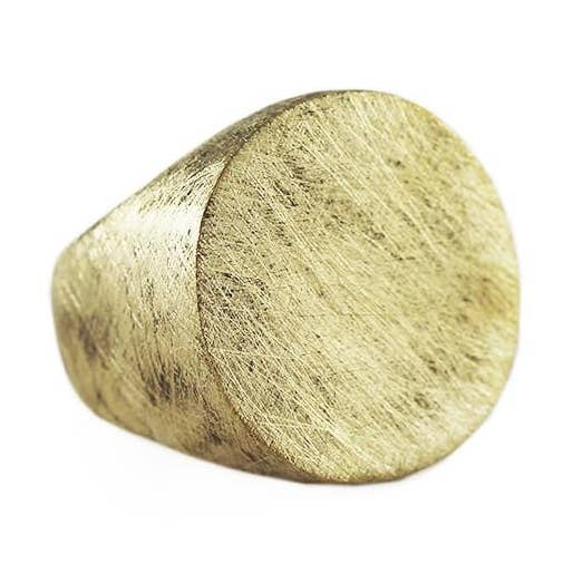 Anel Círculo Geométrico Dourado por atacado de Carpe Diem Jewellery