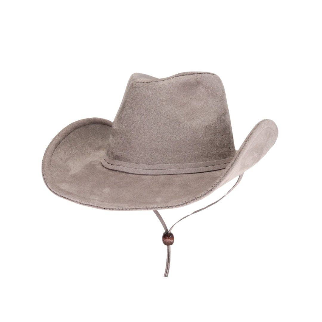MiMi Wholesale - Wholesale Cowboy Hat - Women's - SCC0001 Faux Suede Telluride Cowboy Hat2