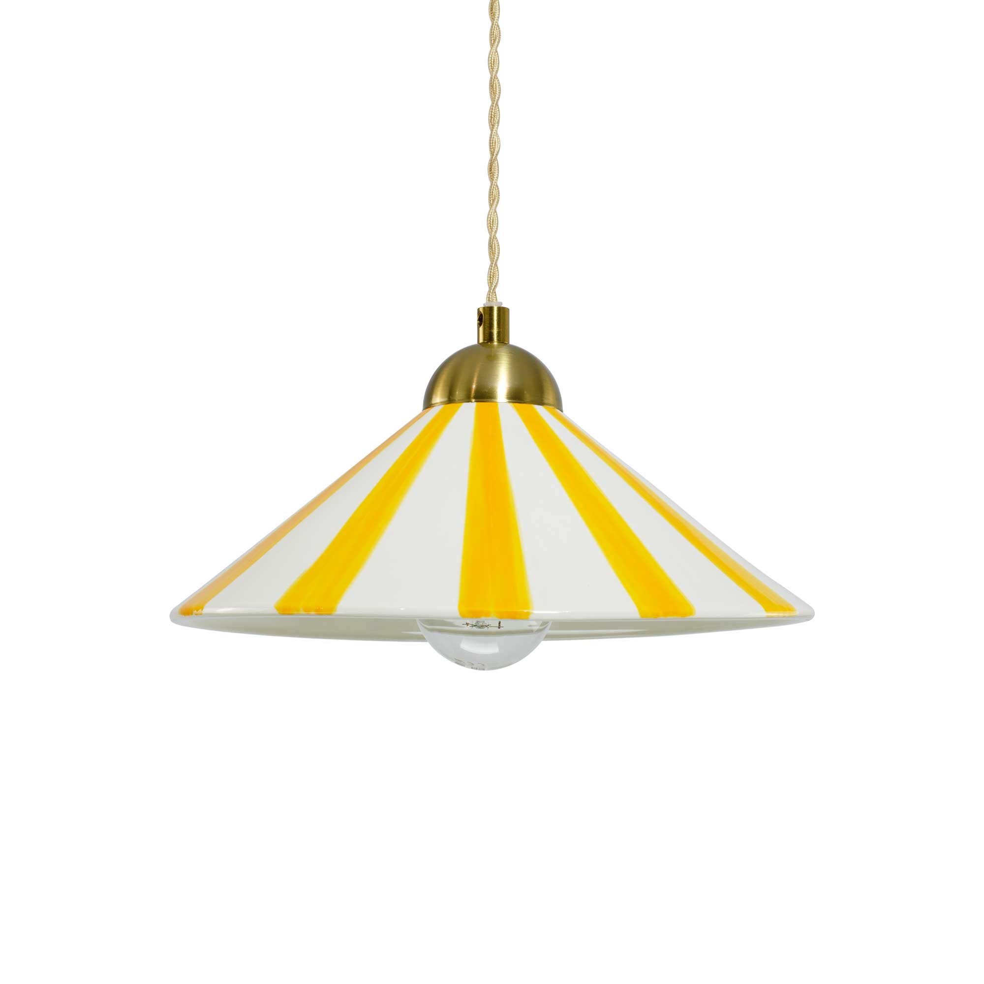 C-Création – wholesale Ljuskrona/hängande ljus – Handgjord tvåfärgad keramikhängare Praya2