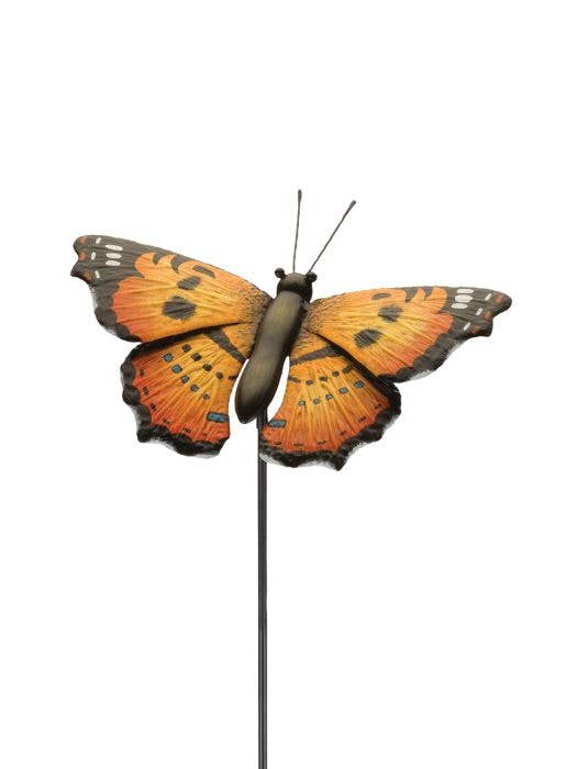 Butterfly Stake 36" - Painted Lady for wholesale by Regal Art & Gift